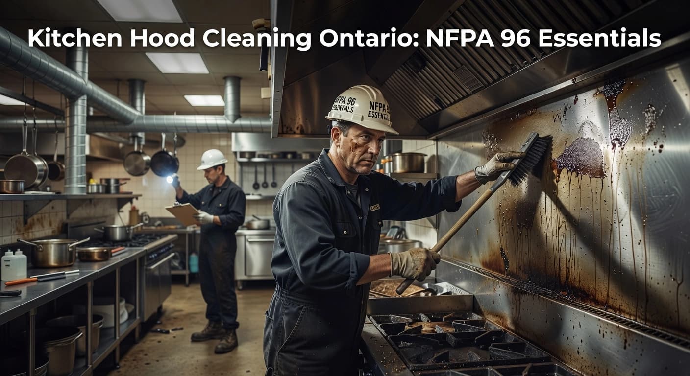 Kitchen Hood Cleaning Ontario: NFPA 96 Essentials